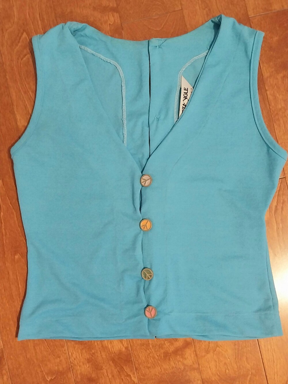 Made In France Stylish Button-Front Women's Vest